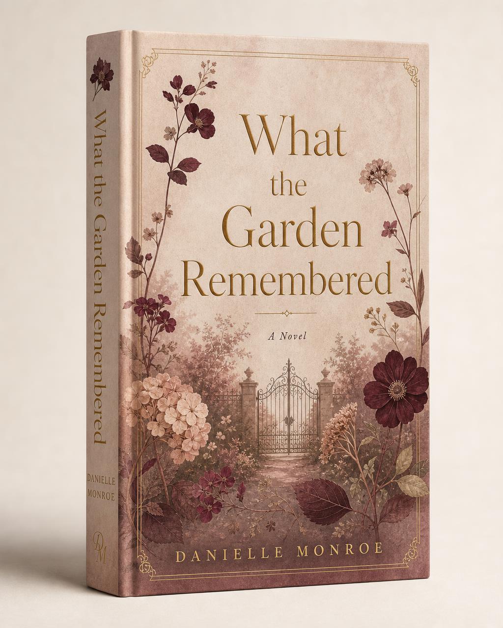 Cover of the fictional novel What the Garden Remembered by Danielle Monroe