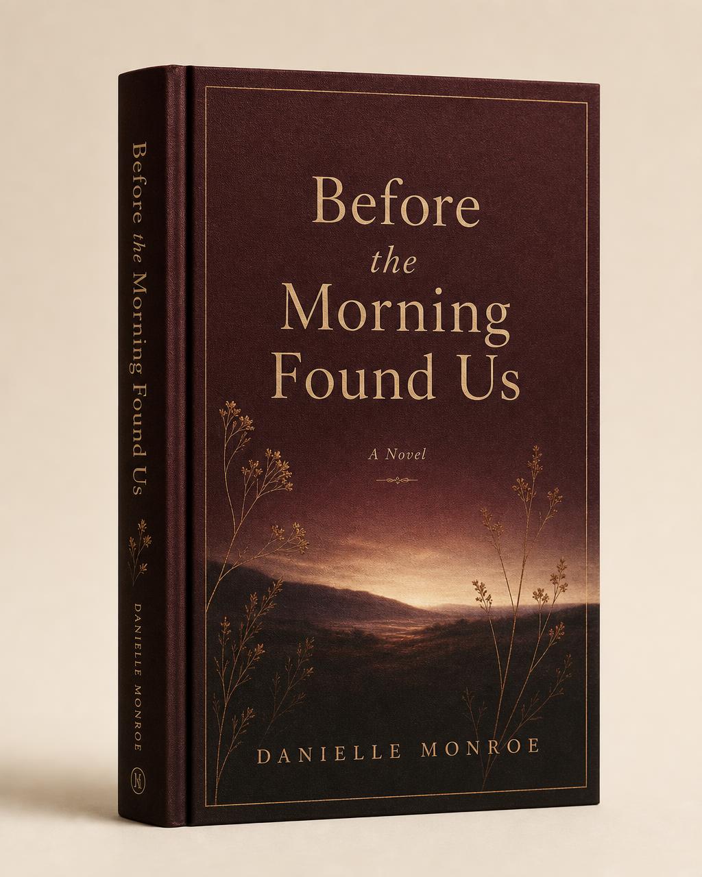 Cover of the fictional novel Before the Morning Found Us by Danielle Monroe