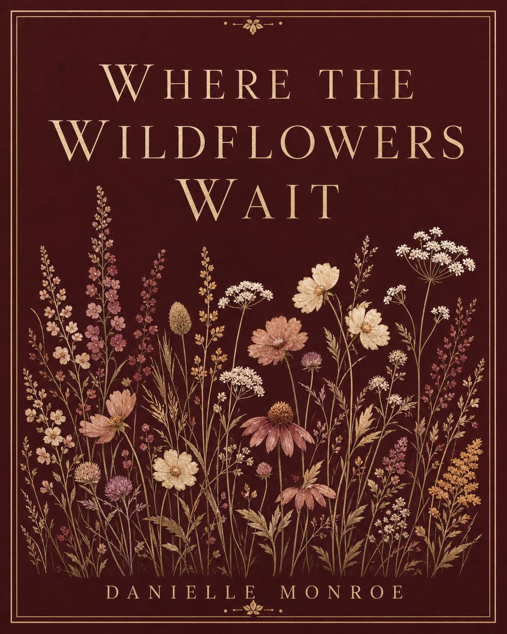 Cover of the fictional novel Where the Wildflowers Wait by Danielle Monroe